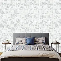 DeCorner - Self Adhesive Wallpaper for Walls (3DSquare) Extra Large Size (300x40) Cm Wall Stickers for Bedroom | Wall Stickers for Living Room | Wall Stickers for Kitchen | Pack of-1-thumb4