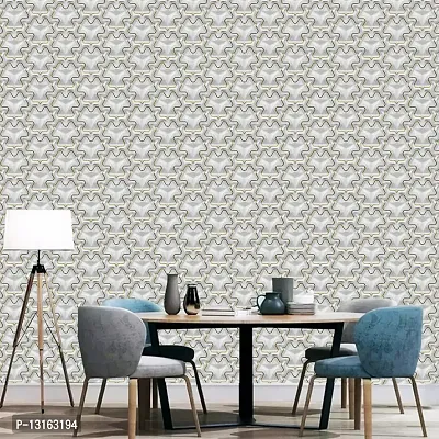 Self Adhesive Wallpapers (BayGrey) Wall Stickers Extra Large (300x40cm) for Bedroom | Livingroom | Kitchen | Hall Etc-thumb3