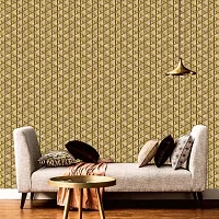 DeCorner - Self Adhesive Wallpaper for Walls (GoldenTikona) Extra Large Size (300x40) Cm Wall Stickers for Bedroom | Wall Stickers for Living Room | Wall Stickers for Kitchen | Pack of-1-thumb4