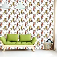 WALLWEAR - Self Adhesive Wallpaper For Walls And Wall Sticker For Home D&eacute;cor (ChokorFether) Extra Large Size (300x40cm) 3D Wall Papers For Bedroom, Livingroom, Kitchen, Hall, Office Etc Decorations-thumb3