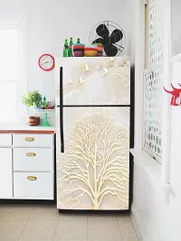 Self Adhesive Fridge Sticker Single/Double Door Full Size (160x60) Cm Fridge Stickers | Refrigerator Wall Stickers for Kitchen Decoration | Sticker for Fridge Door (SkyWorld)-thumb2