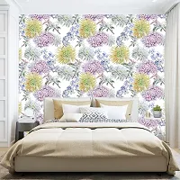 DeCorner - Self Adhesive Wallpaper for Walls (Dahlia Flower) Extra Large Size (300x40) Cm Wall Stickers for Bedroom | Wall Stickers for Living Room | Wall Stickers for Kitchen | Pack of-1-thumb4