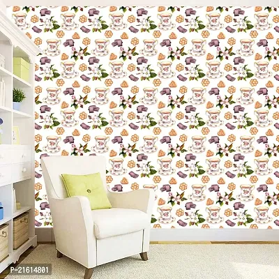 DeCorner - Self Adhesive Wallpaper for Walls (Bakery) Extra Large Size (300x40) Cm Wall Stickers for Bedroom | Wall Stickers for Living Room | Wall Stickers for Kitchen | Pack of-1-thumb2