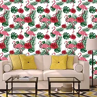 WALLWEAR - Self Adhesive Wallpaper For Walls And Wall Sticker For Home D&eacute;cor (SwanFlower) Extra Large Size (300x40cm) 3D Wall Papers For Bedroom, Livingroom, Kitchen, Hall, Office Etc Decorations-thumb2