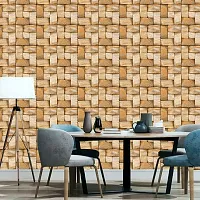 Self Adhesive Wallpapers (ModernBrick) Wall Stickers Extra Large (300x40cm) for Bedroom | Livingroom | Kitchen | Hall Etc-thumb2