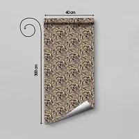 WALLWEAR - Self Adhesive Wallpaper For Walls And Wall Sticker For Home D&eacute;cor (illuGrey) Extra Large Size (300x40cm) 3D Wall Papers For Bedroom, Livingroom, Kitchen, Hall, Office Etc Decorations-thumb1