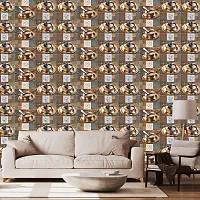 WALLWEAR - Self Adhesive Wallpaper For Walls And Wall Sticker For Home D&eacute;cor (BlackTea) Extra Large Size (300x40cm) 3D Wall Papers For Bedroom, Livingroom, Kitchen, Hall, Office Etc Decorations-thumb2