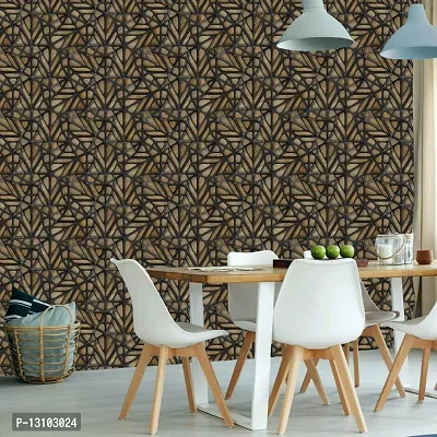 WALLWEAR - Self Adhesive Wallpaper For Walls And Wall Sticker For Home D&eacute;cor (BrownJangla) Extra Large Size (300x40cm) 3D Wall Papers For Bedroom, Livingroom, Kitchen, Hall, Office Etc Decorations-thumb4