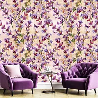 DeCorner - Self Adhesive Wallpaper for Walls (Fly Lilly) Extra Large Size (300x40) Cm Wall Stickers for Bedroom | Wall Stickers for Living Room | Wall Stickers for Kitchen | Pack of-1-thumb2