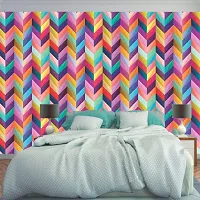 DeCorner - Self Adhesive Wallpaper for Walls (RainbowStrip) Extra Large Size (300x40) Cm Wall Stickers for Bedroom | Wall Stickers for Living Room | Wall Stickers for Kitchen | Pack of-1-thumb4