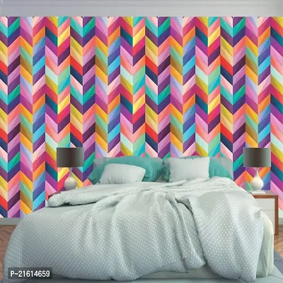 DeCorner - Self Adhesive Wallpaper for Walls (RainbowStrip) Extra Large Size (300x40) Cm Wall Stickers for Bedroom | Wall Stickers for Living Room | Wall Stickers for Kitchen | Pack of-1-thumb5