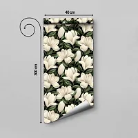 Self Adhesive Wallpapers (PatelFlower) Wall Stickers Extra Large (300x40cm) for Bedroom | Livingroom | Kitchen | Hall Etc-thumb1