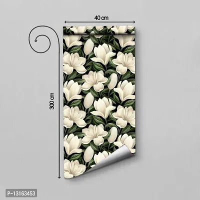 Self Adhesive Wallpapers (PatelFlower) Wall Stickers Extra Large (300x40cm) for Bedroom | Livingroom | Kitchen | Hall Etc-thumb2