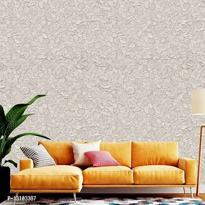 WALLWEAR - Self Adhesive Wallpaper For Walls And Wall Sticker For Home D&eacute;cor (WhiteKhurdura) Extra Large Size (300x40cm) 3D Wall Papers For Bedroom, Livingroom, Kitchen, Hall, Office Etc Decorations-thumb4