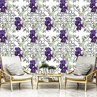 DeCorner - Self Adhesive Wallpaper for Walls (Flower Meadow) Extra Large Size (300x40) Cm Wall Stickers for Bedroom | Wall Stickers for Living Room | Wall Stickers for Kitchen | Pack of-1-thumb2