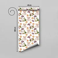 Self Adhesive Wallpapers (Bakery) Wall Stickers Extra Large (300x40cm) for Bedroom | Livingroom | Kitchen | Hall Etc-thumb1