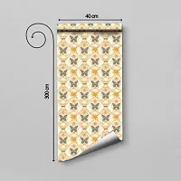 WALLWEAR - Self Adhesive Wallpaper For Walls And Wall Sticker For Home D&eacute;cor (CrownButterfly) Extra Large Size (300x40cm) 3D Wall Papers For Bedroom, Livingroom, Kitchen, Hall, Office Etc Decorations-thumb1