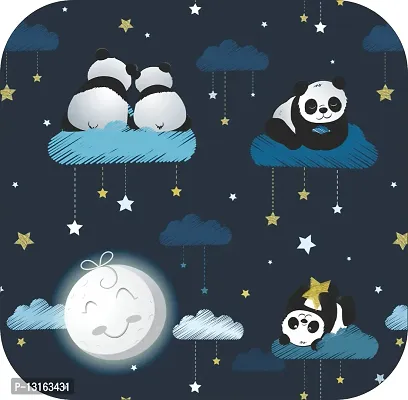 Self Adhesive Wallpapers (NightPanda) Wall Stickers Extra Large (300x40cm) for Bedroom | Livingroom | Kitchen | Hall Etc