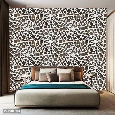 WALLWEAR - Self Adhesive Wallpaper For Walls And Wall Sticker For Home D&eacute;cor (WhiteSpiderTrap) Extra Large Size (300x40cm) 3D Wall Papers For Bedroom, Livingroom, Kitchen, Hall, Office Etc Decorations-thumb4