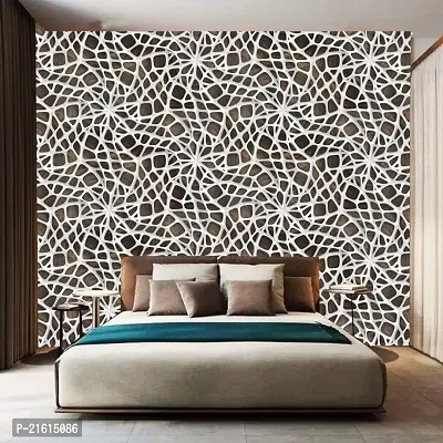 DeCorner - Self Adhesive Wallpaper for Walls (WhiteSpiderTrap) Extra Large Size (300x40) Cm Wall Stickers for Bedroom | Wall Stickers for Living Room | Wall Stickers for Kitchen | Pack of-1-thumb4