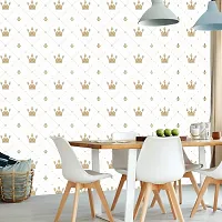 Self Adhesive Wallpapers (GoldenCrown) Wall Stickers Extra Large (300x40cm) for Bedroom | Livingroom | Kitchen | Hall Etc-thumb2