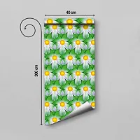 WALLWEAR - Self Adhesive Wallpaper For Walls And Wall Sticker For Home D&eacute;cor (BattiFlower) Extra Large Size (300x40cm) 3D Wall Papers For Bedroom, Livingroom, Kitchen, Hall, Office Etc Decorations-thumb1