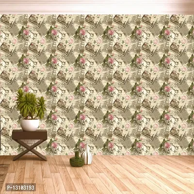 WALLWEAR - Self Adhesive Wallpaper For Walls And Wall Sticker For Home D&eacute;cor (KeyPaperRose) Extra Large Size (300x40cm) 3D Wall Papers For Bedroom, Livingroom, Kitchen, Hall, Office Etc Decorations-thumb3