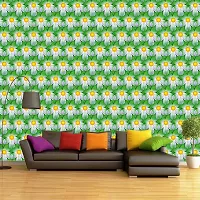 Self Adhesive Wallpapers (BattiFlower) Wall Stickers Extra Large (300x40cm) for Bedroom | Livingroom | Kitchen | Hall Etc-thumb2