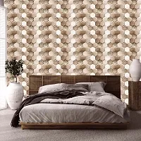 DeCorner - Self Adhesive Wallpaper for Walls (PashmiHexa) Extra Large Size (300x40) Cm Wall Stickers for Bedroom | Wall Stickers for Living Room | Wall Stickers for Kitchen | Pack of-1-thumb4