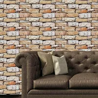 DeCorner - Self Adhesive Wallpaper for Walls (PattharWall) Extra Large Size (300x40) Cm Wall Stickers for Bedroom | Wall Stickers for Living Room | Wall Stickers for Kitchen | Pack of-1-thumb1