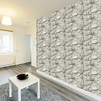 Self Adhesive Wallpapers (WhiteRose) Wall Stickers Extra Large (300x40cm) for Bedroom | Livingroom | Kitchen | Hall Etc-thumb2