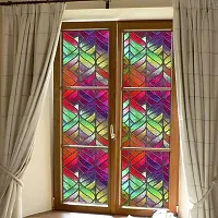 DeCorner- Self Adhesive Vinyl Window Privacy Film Decorative Stickers Large Size (60x200Cm) Glass Film Window Stickers for Home Glass Bathroom Colourful Window Sticker for Glass (AA-Trans Colour)-thumb4