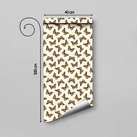 DeCorner - Self Adhesive Wallpaper for Walls (Titli) Extra Large Size (300x40) Cm Wall Stickers for Bedroom | Wall Stickers for Living Room | Wall Stickers for Kitchen | Pack of-1-thumb1