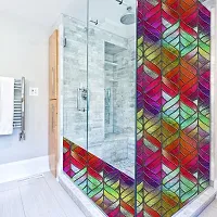 DeCorner- Self Adhesive Vinyl Window Privacy Film Decorative Stickers Large Size (60x200Cm) Glass Film Window Stickers for Home Glass Bathroom Colourful Window Sticker for Glass (E-Trans Colour)-thumb2