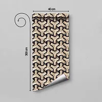 WALLWEAR - Self Adhesive Wallpaper For Walls And Wall Sticker For Home D&eacute;cor (PaperFan) Extra Large Size (300x40cm) 3D Wall Papers For Bedroom, Livingroom, Kitchen, Hall, Office Etc Decorations-thumb1