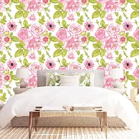 DeCorner - Self Adhesive Wallpaper for Walls (Cabbage Rose) Extra Large Size (300x40) Cm Wall Stickers for Bedroom | Wall Stickers for Living Room | Wall Stickers for Kitchen | Pack of-1-thumb4