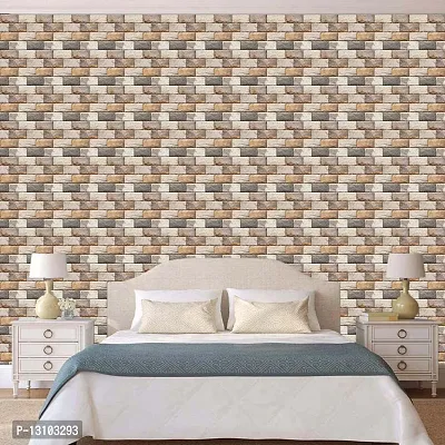 WALLWEAR - Self Adhesive Wallpaper For Walls And Wall Sticker For Home D&eacute;cor (QuilaWall) Extra Large Size (300x40cm) 3D Wall Papers For Bedroom, Livingroom, Kitchen, Hall, Office Etc Decorations-thumb3