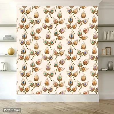 DeCorner - Self Adhesive Wallpaper for Walls (WheatFlower) Extra Large Size (300x40) Cm Wall Stickers for Bedroom | Wall Stickers for Living Room | Wall Stickers for Kitchen | Pack of-1-thumb3