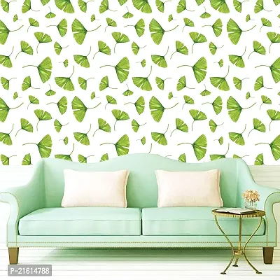 DeCorner - Self Adhesive Wallpaper for Walls (Biloba Leaf) Extra Large Size (300x40) Cm Wall Stickers for Bedroom | Wall Stickers for Living Room | Wall Stickers for Kitchen | Pack of-1-thumb3