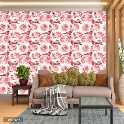 DeCorner - Self Adhesive Wallpaper for Walls (BirdFlower) Extra Large Size (300x40) Cm Wall Stickers for Wall Bedroom | Wall Stickers for Living Room | Wall Stickers for Kitchen | Pack of-1-thumb3