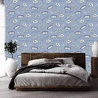 Self Adhesive Wallpapers (SweetDreams) Wall Stickers Extra Large (300x40cm) for Bedroom | Livingroom | Kitchen | Hall Etc-thumb2