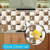 DeCorner -3DWallpapers for Kitchen Waterproof Extra Large (40x200) Cm Kitchen Wallpapers oilproof | Kitchen Wallpapers for Walls |Self Adhesive Wallpaper Vinyl Stickers for Kitchen(Cup Surayi kitchen)-thumb3