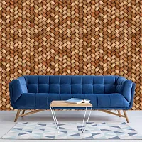 DeCorner - Self Adhesive Wallpaper for Walls (WoodenMatt) Extra Large Size (300x40) Cm Wall Stickers for Bedroom | Wall Stickers for Living Room | Wall Stickers for Kitchen | Pack of-1-thumb2