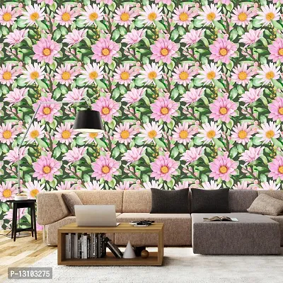 WALLWEAR - Self Adhesive Wallpaper For Walls And Wall Sticker For Home D&eacute;cor (Phulwari) Extra Large Size (300x40cm) 3D Wall Papers For Bedroom, Livingroom, Kitchen, Hall, Office Etc Decorations-thumb3