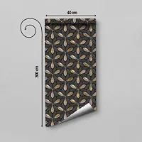 Self Adhesive Wallpapers (CoffeeBeansFlower) Wall Stickers Extra Large (300x40cm) for Bedroom | Livingroom | Kitchen | Hall Etc-thumb1