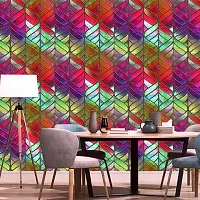 Self Adhesive Wallpapers (ColorFullWindow) Wall Stickers Extra Large (300x40cm) for Bedroom | Livingroom | Kitchen | Hall Etc-thumb2