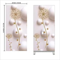 Self Adhesive Almirah Stickers, Wall Stickers, Decorative Sticker Wallpaper for Home Wardrobe Doors (BubblyPinkAlmira) PVC Vinyl Size Large (39 x 84 Inch)-thumb1