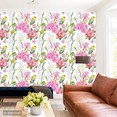 DeCorner - Self Adhesive Wallpaper for Walls (Canary Bird) Extra Large Size (300x40) Cm Wall Stickers for Bedroom | Wall Stickers for Living Room | Wall Stickers for Kitchen | Pack of-1-thumb4