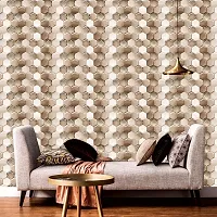 WALLWEAR - Self Adhesive Wallpaper For Walls And Wall Sticker For Home D&eacute;cor (PashmiHexa) Extra Large Size (300x40cm) 3D Wall Papers For Bedroom, Livingroom, Kitchen, Hall, Office Etc Decorations-thumb3