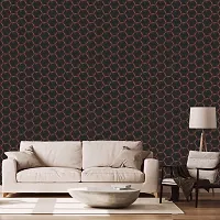 WALLWEAR - Self Adhesive Wallpaper For Walls And Wall Sticker For Home D&eacute;cor (BlackHoneycomb) Extra Large Size (300x40cm) 3D Wall Papers For Bedroom, Livingroom, Kitchen, Hall, Office Etc Decorations-thumb2